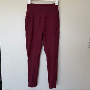 Beyond Yoga Plum High-Rise Leggings